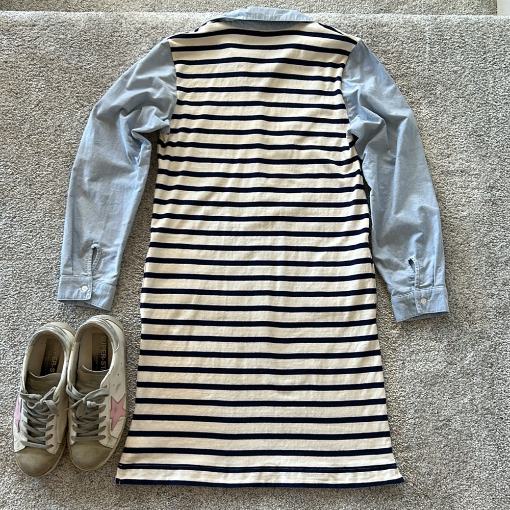 Vineyard Vines Mixed Media Shirt Dress - Picture 6 of 6